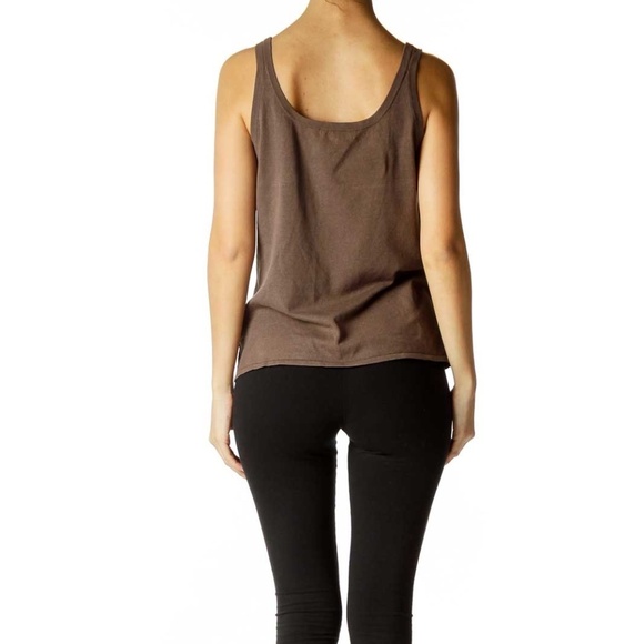 Sigrid Olsen Brown Tank Top - Picture 3 of 4